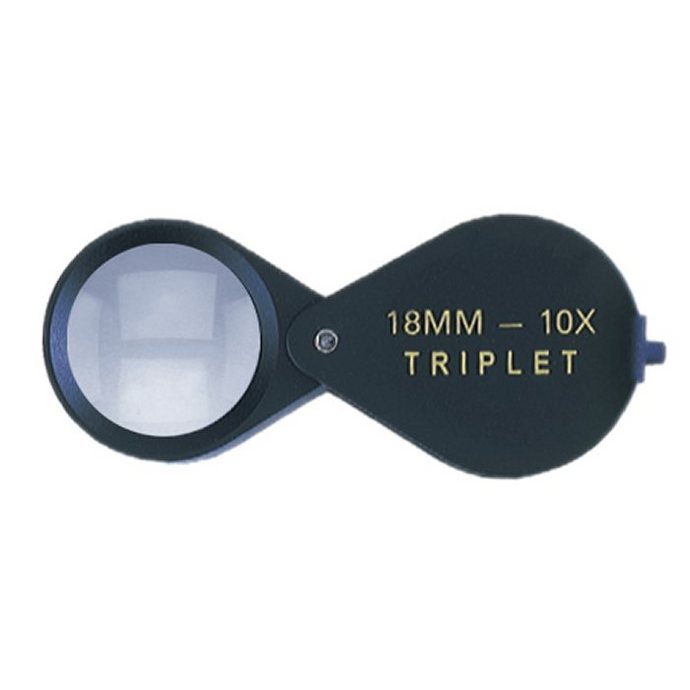 10X Triplet Loupe - Black